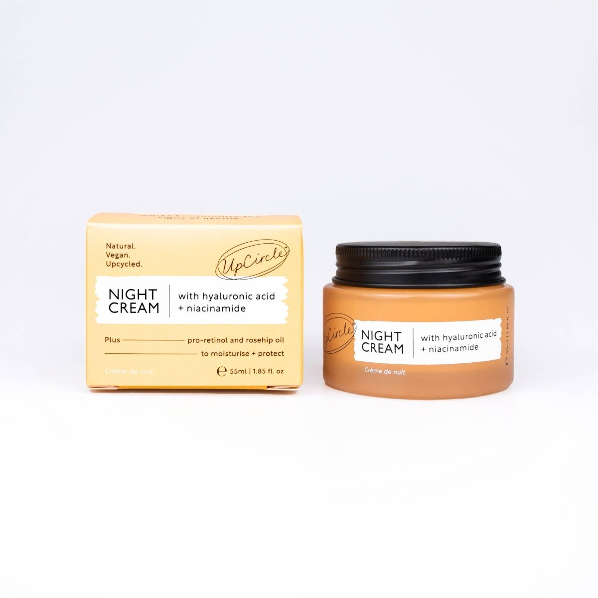 Eco Anti-Aging Spa -yövoide hyaluronihapolla ja niasiiniamidilla, 55ml - MaallinenDesign