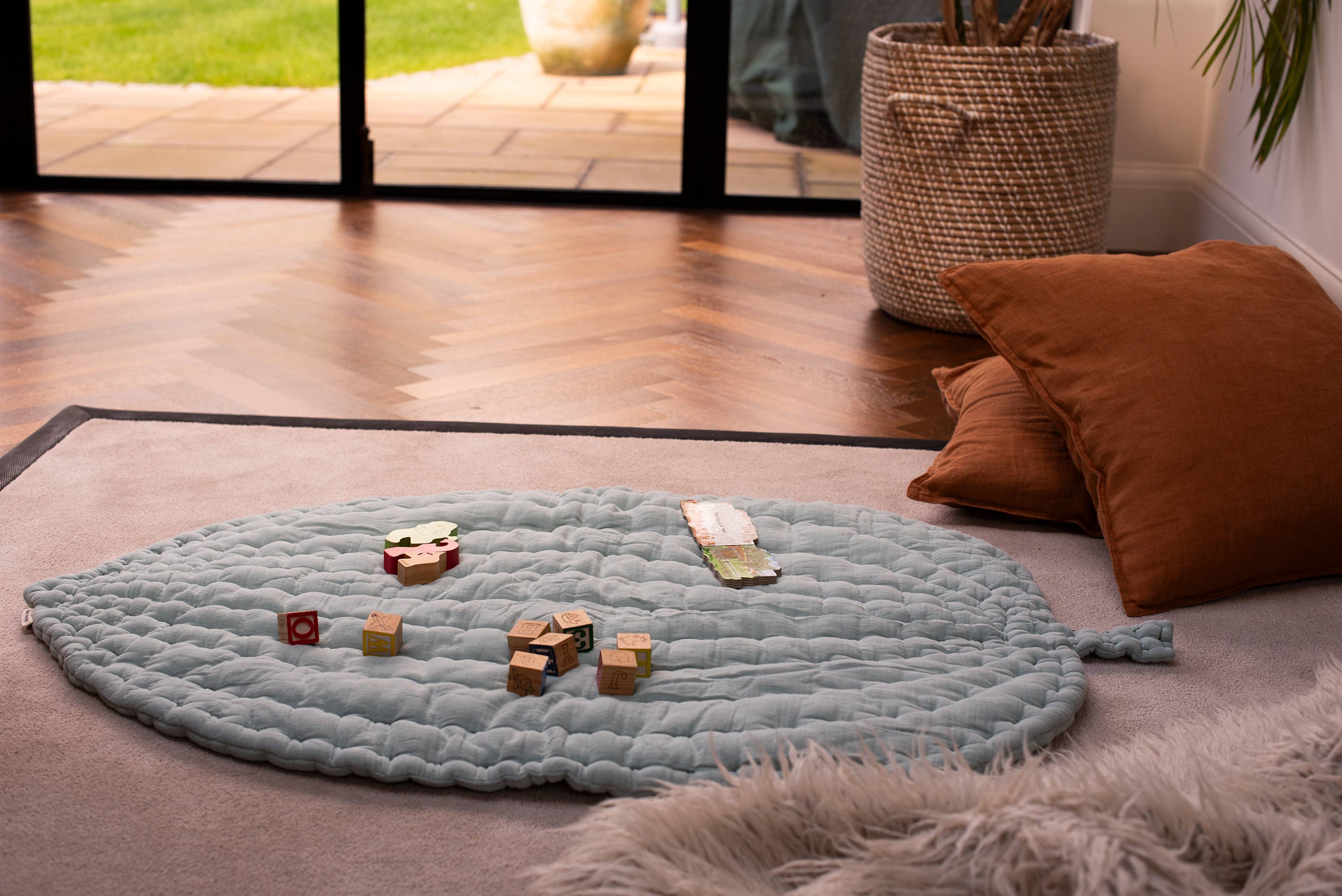 Vauvan leikkimatto, luomupuuvillaa - MaallinenDesign