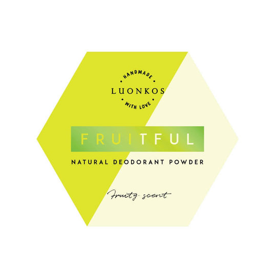 Fruitful jauhedeodorantti, hedelmäinen tuoksu
