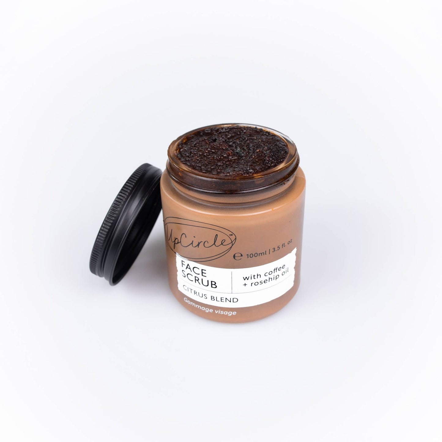 Eco -kahvikuorinta kasvoille (Sitrus), vegaaninen, 100ml