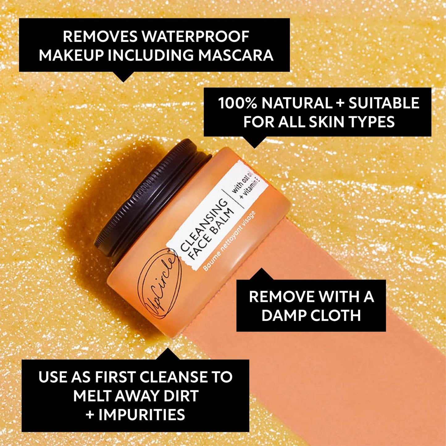 Natural Spa puhdistusbalsami kauralla ja E-vitamiinilla, 55ml