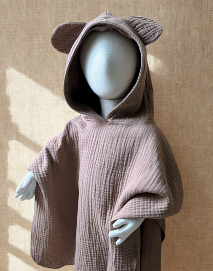 Lasten kylpyponcho - MaallinenDesign