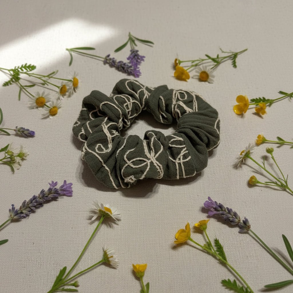  kaunis scrunchie harsokankaasta