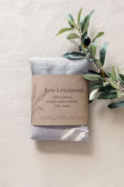 Kankainen leipäpussi paketissa - MaallinenDesign