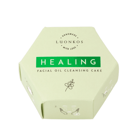 Healing öljypuhdistuskakku kasvoille