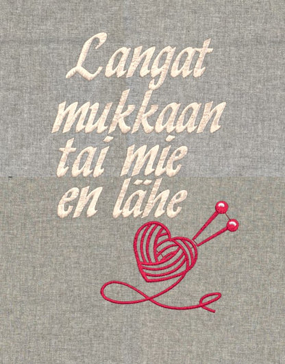 Knotbag projektikassit - MaallinenDesign