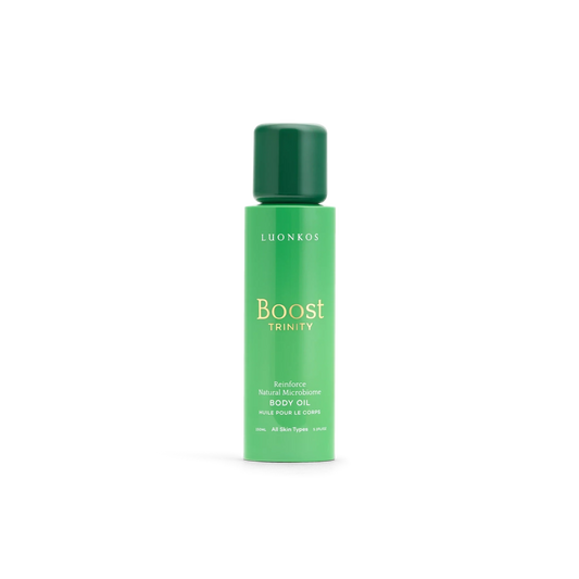 Boost Trinity -vartaloöljy - Kosteutusta ja suojaa suomalaisilla metsämikrobeilla