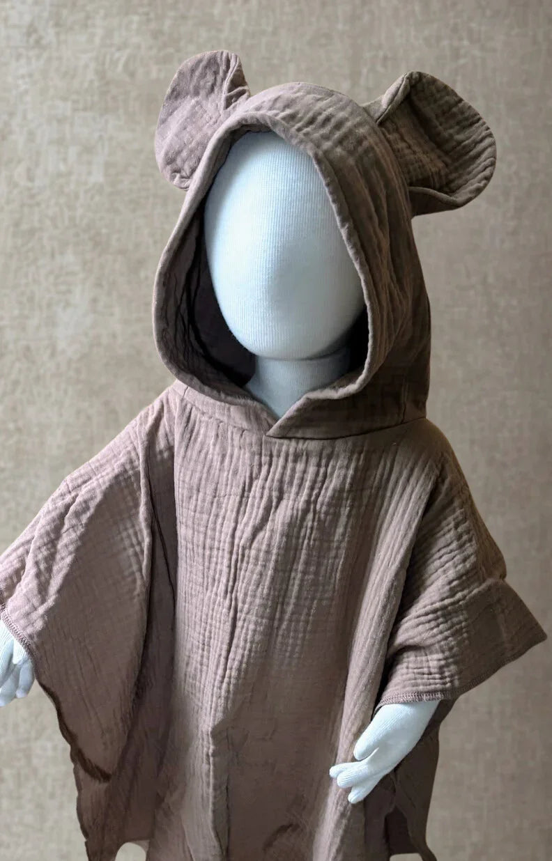 Somat Sattumat kylpyponcho "hiiri" - MaallinenDesign